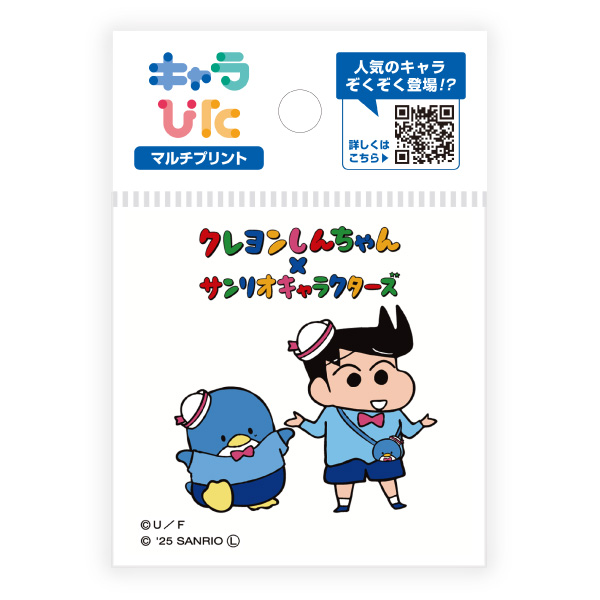 クレヨンしんちゃん×サンリオキャラクターズ マルチプリントシート ミニサイズ