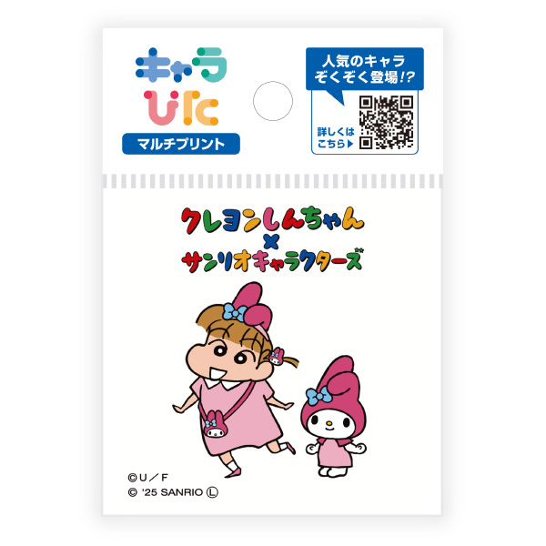 クレヨンしんちゃん×サンリオキャラクターズ マルチプリントシート ミニサイズ